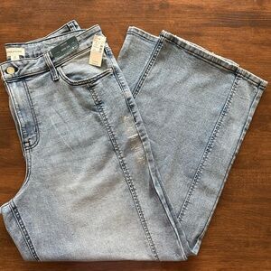 Maurices Light Blue Wide Leg Jeans